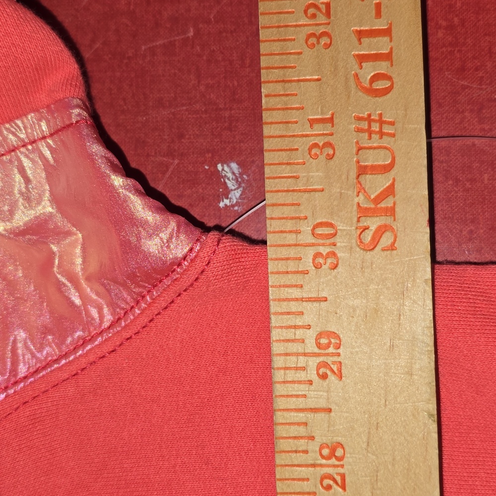 Free‎ People Oversized Away We Go Half Zip Pullover in Pink Hibiscus Size XL NWT - Picture 13 of 14